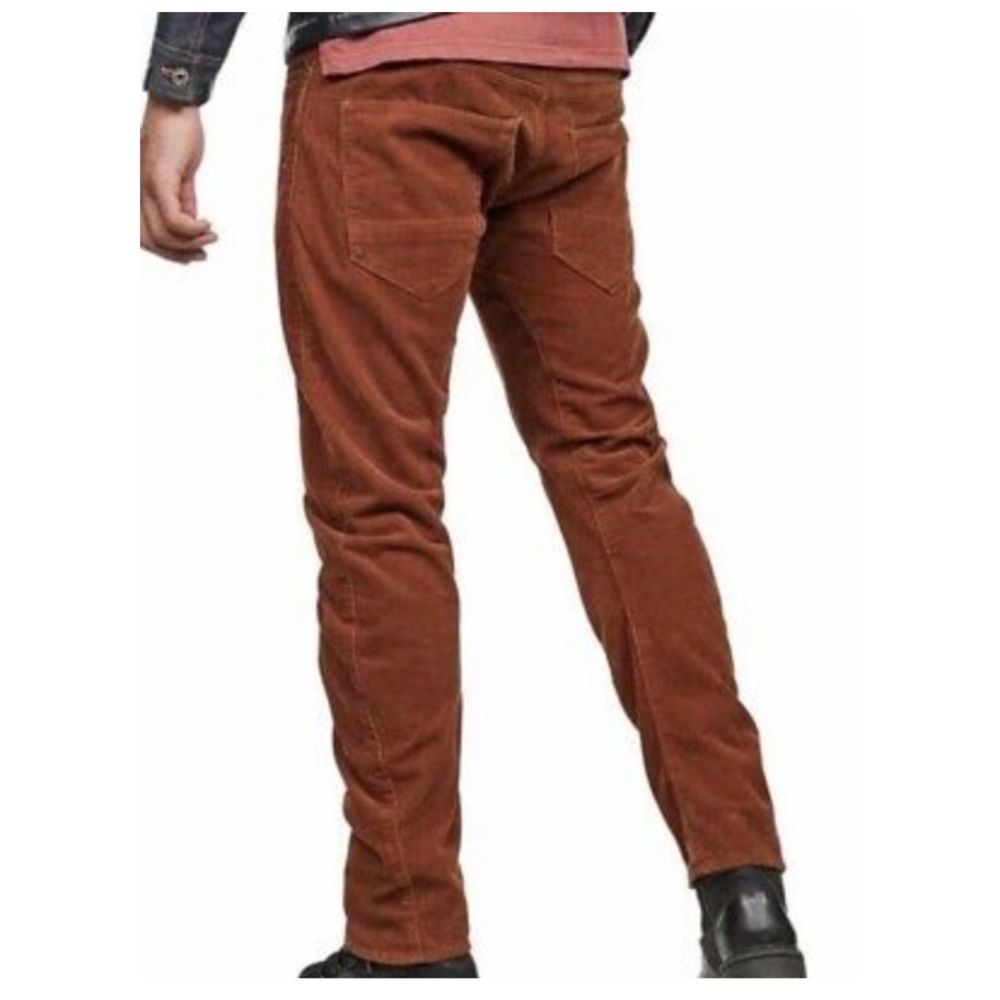 G STAR RAW Roast Brown Corduroy ARC 3D SLIM PANTS 38/32 - Picture 2 of 6